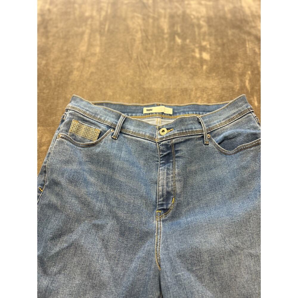 Levi Perfectly Slimming slimming 512 straight leg 33x30 Jeans Pants 16s 16 s - Picture 3 of 7